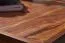 Sheesham Solid Wood Desk | Chrome Metal Frame | 78 x 120 x 55 cm | Drawer Included