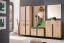 Entrance Hall Wardrobe with Mirror | 3 Hooks | 1 Shelf | Artisan Oak Finish | 132 x 79 x 19.5 cm | Crina 14