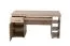 Delare 01 Desk with Keyboard Tray | Sonoma Oak Finish | PC Storage | Drawer | 75.5 x 145 x 65.5 cm