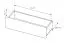 Chest of drawers | 1 door | 3 drawers | color: Vicenza oak | push-to-open function | 130 x 38 x 80 cm | 2 compartments | ABS edges | wooden legs | for living room