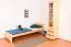 Single bed / guest bed solid pine solid wood natural 78, incl. slatted frame - 80 x 200 cm