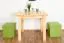 Dining table solid pine wood wood wood wood wood wood Natural Turakos 103 (angular) - 90 x 90 cm (W x D)