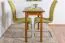 Solid Pine Wood Table Junco 226C | Rustic Oak Look | 100 x 50 cm | Modern Angular Design