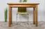 Solid Pine Wood Table Junco 226C | Rustic Oak Look | 100 x 50 cm | Modern Angular Design