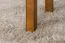 Solid Pine Wood Table Junco 226C | Rustic Oak Look | 100 x 50 cm | Modern Angular Design