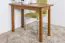Solid Pine Wood Table Junco 226C | Rustic Oak Look | 100 x 50 cm | Modern Angular Design