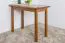 Solid Pine Wood Table Junco 226C | Rustic Oak Look | 100 x 50 cm | Modern Angular Design