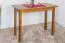 Solid Pine Wood Table Junco 226C | Rustic Oak Look | 100 x 50 cm | Modern Angular Design