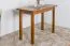 Solid Pine Wood Table Junco 226C | Rustic Oak Look | 100 x 50 cm | Modern Angular Design