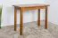 Solid Pine Wood Table Junco 226C | Rustic Oak Look | 100 x 50 cm | Modern Angular Design