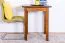 Solid Pine Wood Table Junco 233A | Rustic Oak Finish | Angular | 60 x 60 cm | Space-Saving Design