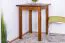 Solid Pine Wood Table Junco 233A | Rustic Oak Finish | Angular | 60 x 60 cm | Space-Saving Design