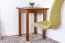 Solid Pine Wood Table Junco 233A | Rustic Oak Finish | Angular | 60 x 60 cm | Space-Saving Design