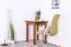 Solid Pine Wood Table Junco 233A | Rustic Oak Finish | Angular | 60 x 60 cm | Space-Saving Design