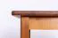 Solid Pine Wood Table Junco 233A | Rustic Oak Finish | Angular | 60 x 60 cm | Space-Saving Design