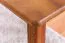 Solid Pine Wood Table Junco 233A | Rustic Oak Finish | Angular | 60 x 60 cm | Space-Saving Design