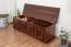 Chest wooden chest solid pine wood, Walnut colour 179 - Measurements: 50 x 154 x 46 cm (h x w x d)