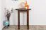 Round Solid Pine Table Walnut Finish Junco 234A | Ø 60 cm | Premium Craftsmanship
