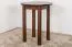 Round Solid Pine Table Walnut Finish Junco 234A | Ø 60 cm | Premium Craftsmanship