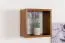 Suspended rack / Wall shelf solid pine wood, Oak rustic Junco 291C - 30 x 30 x 20 cm (h x w x d)