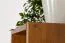 Suspended Wall Shelf Solid Pine Wood | Oak Rustic Finish | Junco 291C | 30 x 30 x 20 cm