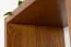Suspended Wall Shelf Solid Pine Wood | Oak Rustic Finish | Junco 291C | 30 x 30 x 20 cm