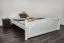 Youth bed solid pine wood white 81, incl. Slat base – 160 x 200 cm (W x L) 