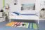 Children's Bed / Youth Sofa Bed Easy Premium Line K1/n | Solid Beech Wood | White Lacquered | 90 x 190 cm