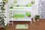 Bunk bed Martin, solid beech wood, convertible, white finish, incl. slatted frames - 90 x 200 cm