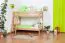 Children’s Bunk Bed Martin | Solid Natural Beech Wood | Converts to Two Single Beds | 90 x 200 cm | Roll-Out Slats Included