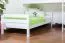  L-Shaped Bunk bed Moritz, solid beech wood, convertible, white finish, incl. slatted frame - 90 x 200 cm