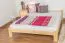 Youth Bed Solid Pine Natural A8 | Includes Slatted Frame | 160 x 200 cm | Modern Design