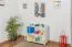 Solid Pine Shelf Junco 53A | White Lacquered | Modern Design | 83 x 100 x 42 cm