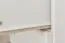 Chest of Drawers Solid Pine Wood | White Lacquered | Junco 141 | 123 x 60 x 42 cm | 5 Spacious Drawers