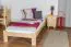 Futon bed / solid wood bed solid pine natural A10, incl. slatted frame - dimensions 90 x 200 cm