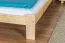 Futon bed / solid wood bed solid pine natural A10, incl. slatted frame - dimensions 90 x 200 cm
