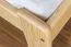 Futon bed / solid wood bed solid pine natural A10, incl. slatted frame - dimensions 90 x 200 cm