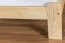 Futon bed / solid wood bed solid pine natural A10, incl. slatted frame - dimensions 90 x 200 cm
