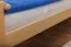 Single bed / guest bed solid pine solid wood natural 97, incl. slatted frame - dimensions 90 x 200 cm