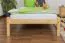 Futon bed / solid wood bed solid pine natural wood, incl. slatted frame - dimensions: 90 x 200 cm