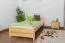 Single bed / guest bed solid pine solid wood natural 78, incl. slatted frame - dimensions 90 x 200 cm