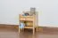 Bedside table solid, natural pine wood Junco 132 - Dimensions 45 x 34 x 29 cm