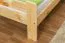 Children's & Youth Solid Pine Bed Natural A26 | 90 x 200 cm | Includes Slatted Frame | Modern Design