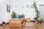 Single bed / guest bed "Easy Premium Line" K2 incl. 2 drawers and 2 cover panels, 90 x 200 cm solid beech wood natural