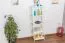 Junco 55D Solid Pine Shelving Unit, White Lacquered - 164 x 50 x 30 cm (H x W x D)
