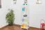 Junco 55D Solid Pine Shelving Unit, White Lacquered - 164 x 50 x 30 cm (H x W x D)