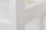 Junco 55D Solid Pine Shelving Unit, White Lacquered - 164 x 50 x 30 cm (H x W x D)