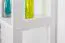 Junco 55D Solid Pine Shelving Unit, White Lacquered - 164 x 50 x 30 cm (H x W x D)