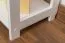 Junco 55D Solid Pine Shelving Unit, White Lacquered - 164 x 50 x 30 cm (H x W x D)