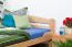Youth Bed Easy Premium Line K4 | 120 x 200 cm | Solid Beech Wood | Natural Finish | Modern Design